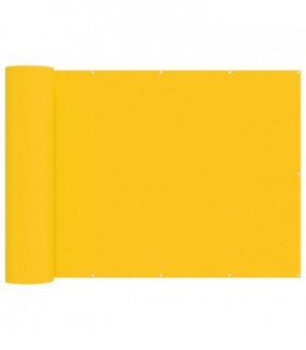 vidaXL Balcony Privacy Screen 150 x 400 cm Fabric with PU Coated — Colour: Yellow