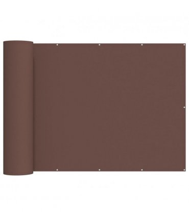 vidaXL Balcony Privacy Screen 150 x 600 cm Fabric with PU Coated Brown