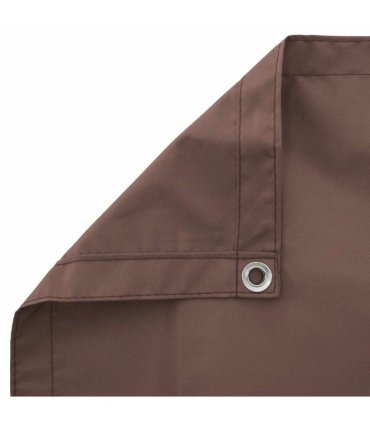 vidaXL Balcony Privacy Screen 150 x 600 cm Fabric with PU Coated Brown