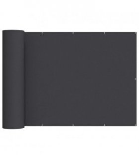 vidaXL Balcony Privacy Screen 180 x 300 cm Fabric with PU Coated Black