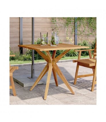 vidaXL Garden Table Square 85x85x75 cm Solid Wood Acacia — Size: 85 x 85 x 75 cm