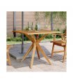 vidaXL Garden Table Square 85x85x75 cm Solid Wood Acacia — Size: 85 x 85 x 75 cm