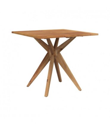 vidaXL Garden Table Square 85x85x75 cm Solid Wood Acacia — Size: 85 x 85 x 75 cm