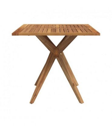 vidaXL Garden Table Square 85x85x75 cm Solid Wood Acacia — Size: 85 x 85 x 75 cm