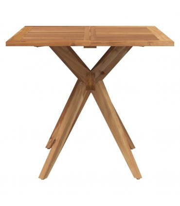 vidaXL 3 Piece Garden Dining Set Solid Wood Acacia — Size: 85 x 85 x 75 cm