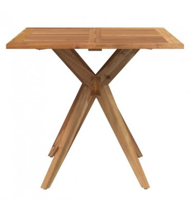 vidaXL 5 Piece Garden Dining Set Solid Wood Acacia — Size: 85 x 85 x 75 cm