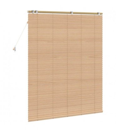 vidaXL Venetian Blind Oak Look 125 x 160 cm 35 mm Solid Paulownia Wood