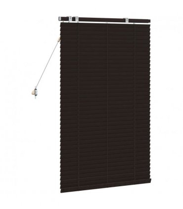 vidaXL Venetian Blind Dark Brown 85 x 130 cm 35 mm