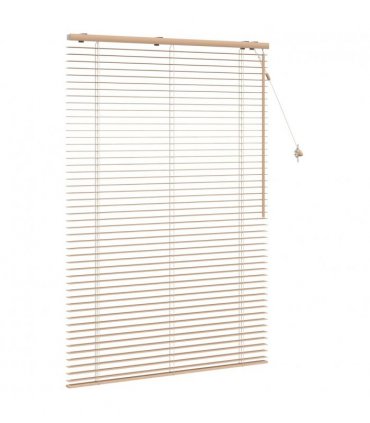 vidaXL Venetian Blind Oak Look 105 x 160 cm 35 mm Solid Paulownia Wood