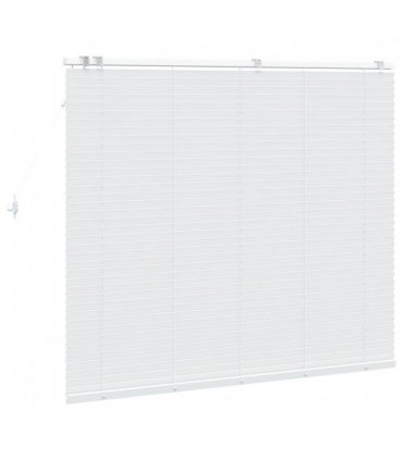 vidaXL Venetian Blind White 150 x 130 cm 35 mm Solid Paulownia Wood