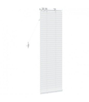 vidaXL Venetian Blind White 50 x 130 cm 35 mm Solid Paulownia Wood