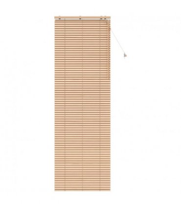 vidaXL Venetian Blind Oak Look 80 x 250 cm 35 mm Solid Paulownia Wood