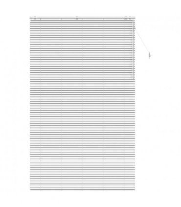 vidaXL Venetian Blind White 145 x 250 cm 35 mm Solid Paulownia Wood