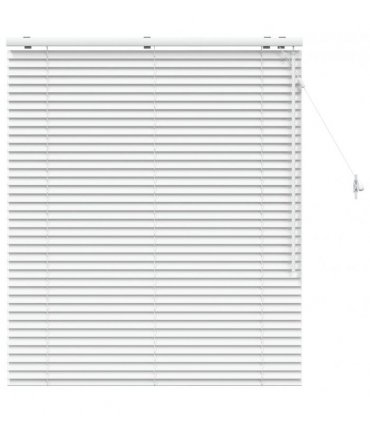 vidaXL Venetian Blind White 120 x 130 cm 35 mm Solid Paulownia Wood