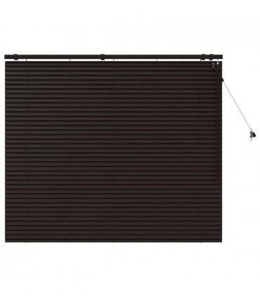 vidaXL Venetian Blind Dark Brown 160 x 130 cm 35 mm