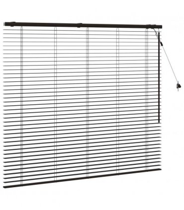 vidaXL Venetian Blind Dark Brown 160 x 130 cm 35 mm