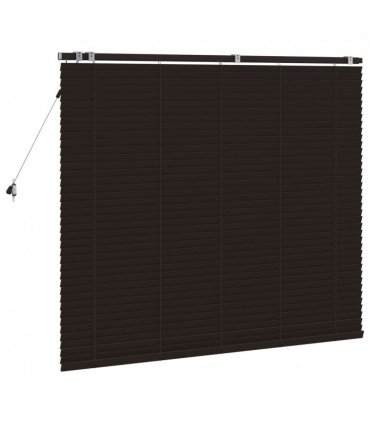 vidaXL Venetian Blind Dark Brown 160 x 130 cm 35 mm