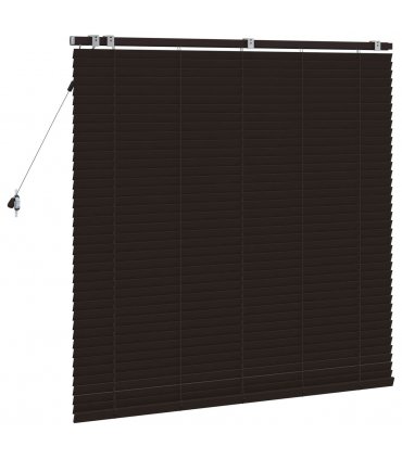vidaXL Venetian Blind Dark Brown 130 x 130 cm 35 mm