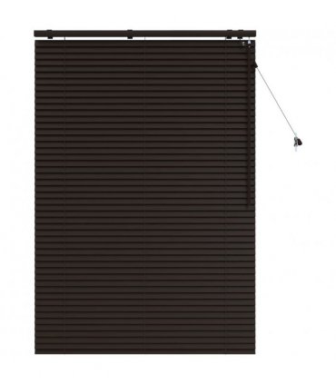 vidaXL Venetian Blind Dark Brown 115 x 160 cm 35 mm