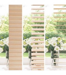 vidaXL Venetian Blind Oak Look 55 x 160 cm 35 mm Solid Paulownia Wood