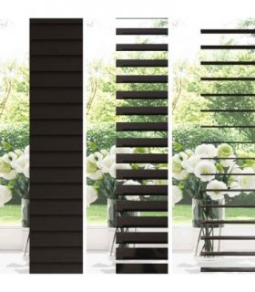 vidaXL Venetian Blind Dark Brown 75 x 130 cm 35 mm