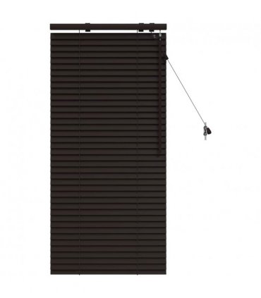 vidaXL Venetian Blind Dark Brown 65 x 130 cm 35 mm