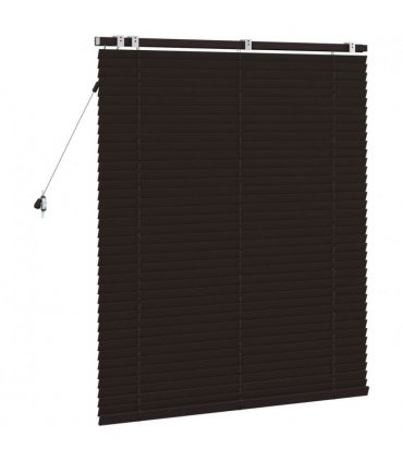 vidaXL Venetian Blind Dark Brown 100 x 130 cm 35 mm