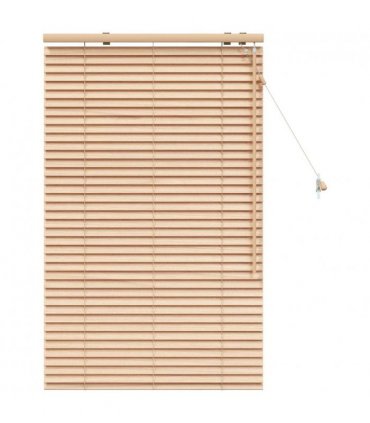 vidaXL Venetian Blind Oak Look 70 x 130 cm 35 mm Solid Paulownia Wood