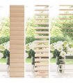 vidaXL Venetian Blind Oak Look 110 x 130 cm 35 mm Solid Paulownia Wood