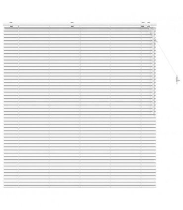 vidaXL Venetian Blind White 145 x 160 cm 35 mm Solid Paulownia Wood