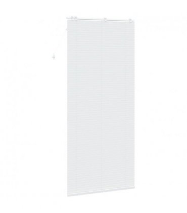 vidaXL Venetian Blind White 100 x 250 cm 35 mm Solid Paulownia Wood
