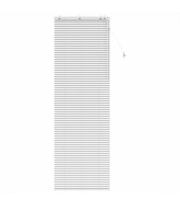 vidaXL Venetian Blind White 95 x 250 cm 35 mm Solid Paulownia Wood