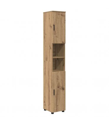 vidaXL Bathroom Cabinet with Storage Artisan Oak 30 x 35 x 192 cm