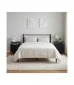 vidaXL Bedside Cabinet 2 pcs Black Oak 40 x 36.5 x 50 cm