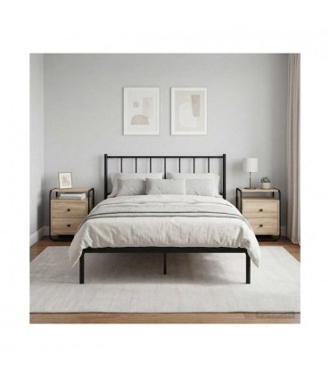vidaXL Bedside Cabinet 2 pcs Sonoma Oak 40 x 36.5 x 50 cm