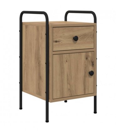 vidaXL Bedside Cabinet Artisan Oak 35 x 36.5 x 61 cm Engineered Wood