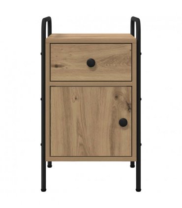 vidaXL Bedside Cabinet Artisan Oak 35 x 36.5 x 61 cm Engineered Wood