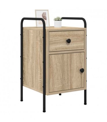 vidaXL Bedside Cabinet 2 pcs Sonoma Oak 35 x 36.5 x 61 cm