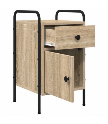 vidaXL Bedside Cabinet 2 pcs Sonoma Oak 35 x 36.5 x 61 cm