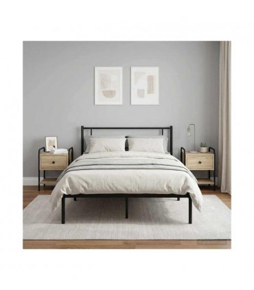 vidaXL Bedside Cabinet 2 pcs Sonoma Oak 35 x 36.5 x 47 cm