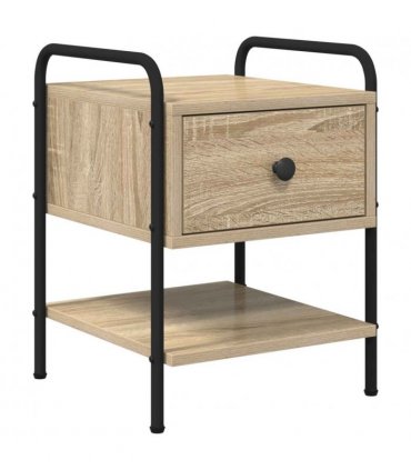 vidaXL Bedside Cabinet 2 pcs Sonoma Oak 35 x 36.5 x 47 cm