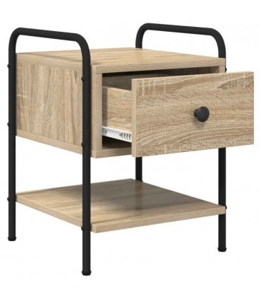 vidaXL Bedside Cabinet 2 pcs Sonoma Oak 35 x 36.5 x 47 cm