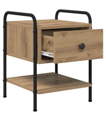 vidaXL Bedside Cabinet 2 pcs Artisan Oak 35 x 36.5 x 47 cm