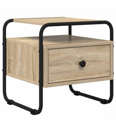 vidaXL Bedside Cabinet 2 pcs Sonoma Oak 40 x 39.5 x 40 cm