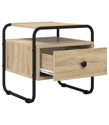 vidaXL Bedside Cabinet 2 pcs Sonoma Oak 40 x 39.5 x 40 cm