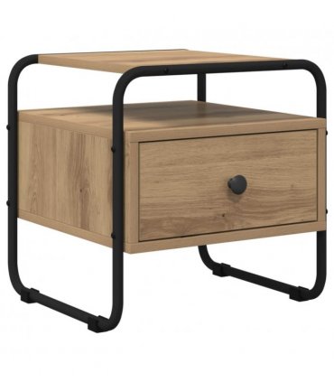 vidaXL Bedside Cabinet 2 pcs Artisan Oak 40 x 39.5 x 40 cm