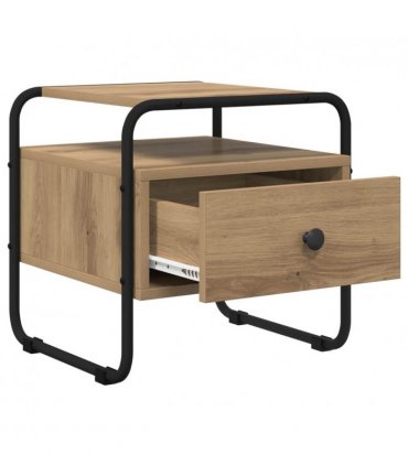 vidaXL Bedside Cabinet 2 pcs Artisan Oak 40 x 39.5 x 40 cm