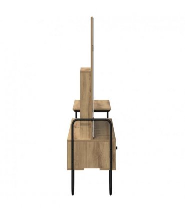 vidaXL Dressing Table Artisan Oak 100 x 36.5 x 136 cm Engineered Wood