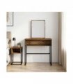vidaXL Dressing Table Old Wood 81 x 40 x 131 cm Engineered Wood