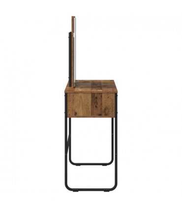 vidaXL Dressing Table Old Wood 81 x 40 x 131 cm Engineered Wood